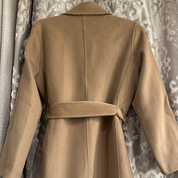 Lattelier Earth Tone Belted Wool Coat - Picture 6 of 6